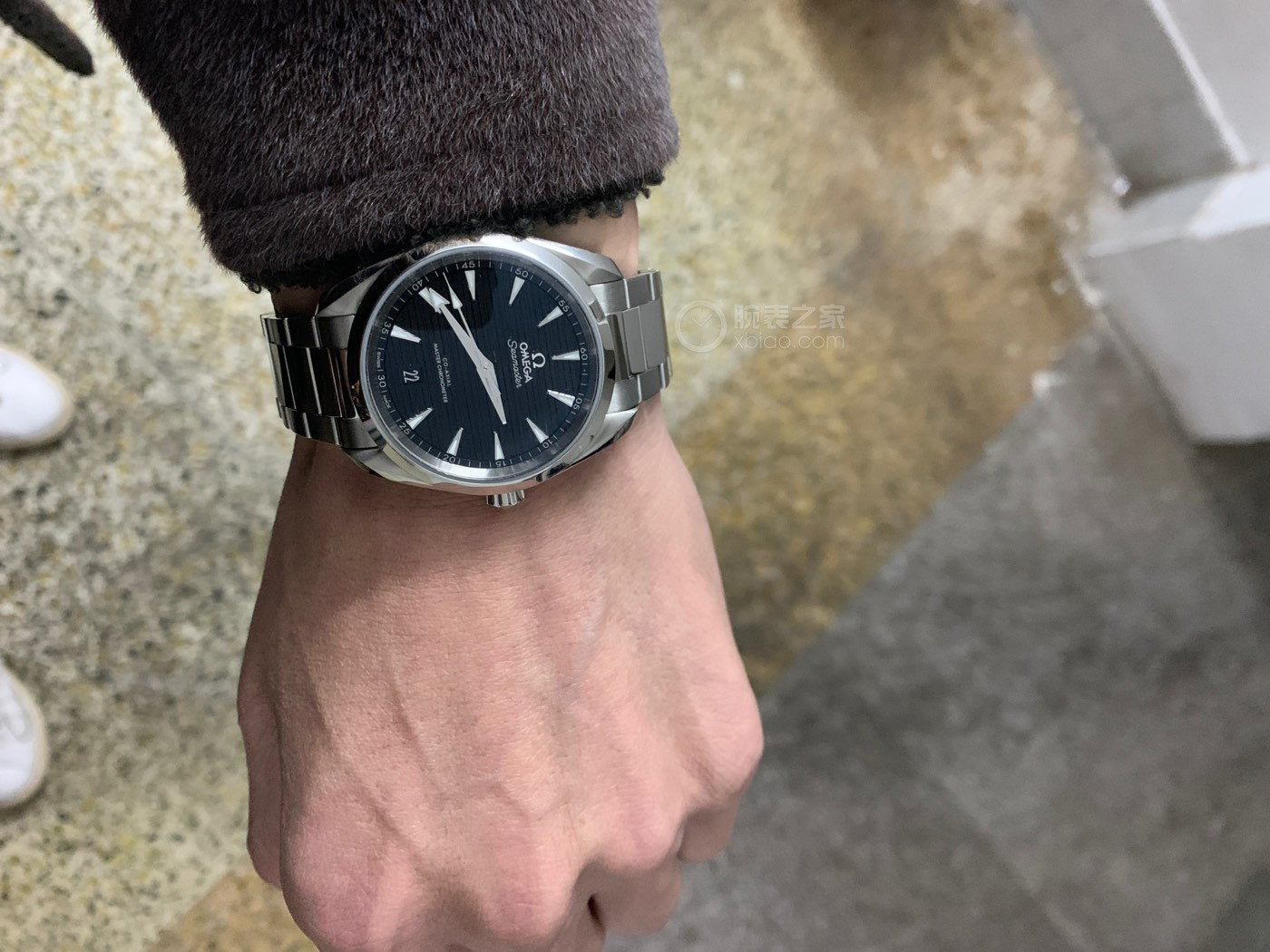  Đồng Hồ Nam Omega Seamaster Aqua 150mm 'Silver Black' 
