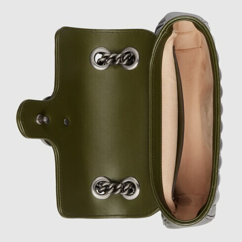  Túi Nữ Gucci GG Marmont Mini Shoulder Bag 'Green' ‎ 