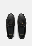  Giày Nam Versace Leather Loafers 'Black' 