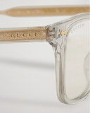  Kính Gucci Rectangular Clear Photochromatic 'Acetate Grey' 