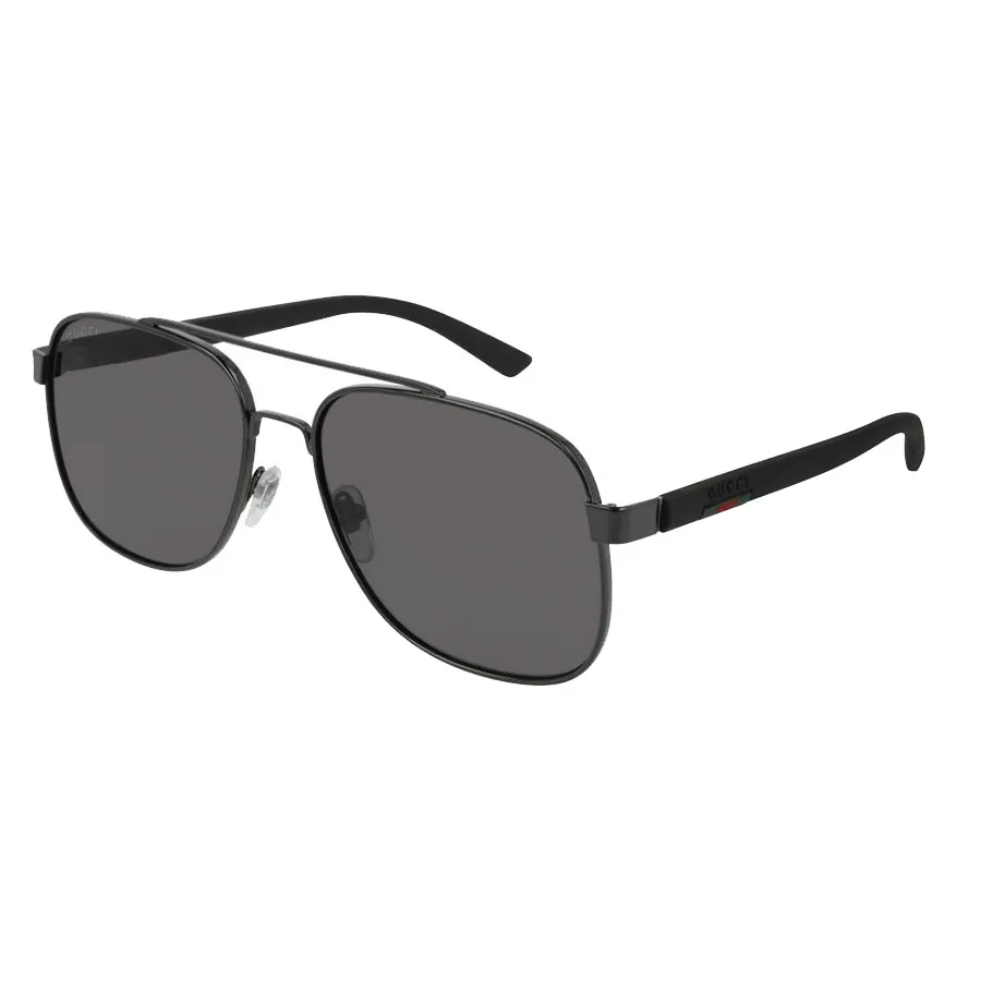  Kính Gucci Grey Aviator ‘Ruthenium’ 
