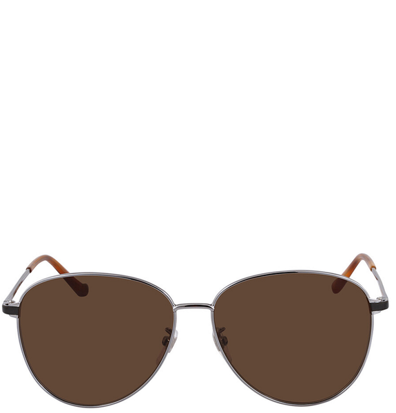  Kính Gucci Brown Aviator ‘Ruthenium’ 