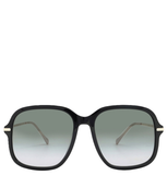  Kính Gucci Grey Square Ladies Sunglasses 'Black' 