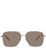  Kính Nam Gucci Aviator Sunglasses ‘Brown’ 