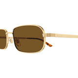 Kính Gucci Sunglasses 'Gold Brown' 