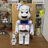  Mô Hình Bearbrick X Ghostbusters Stay Puft Marshmellow Man Angry Face 