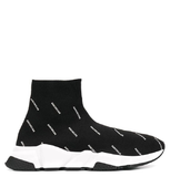  Giày Nữ Balenciaga Speed Trainer 'Black White' 