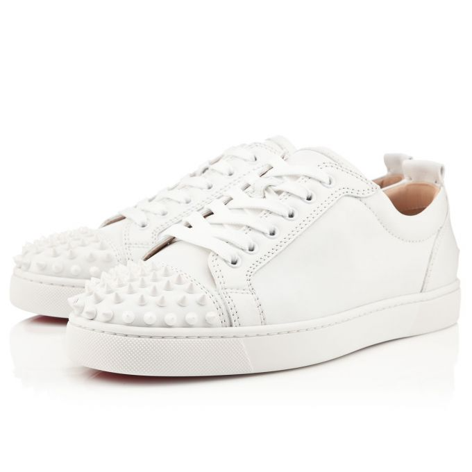  Giày Nam Christian Louboutin Louis Junior Spikes 'White' 