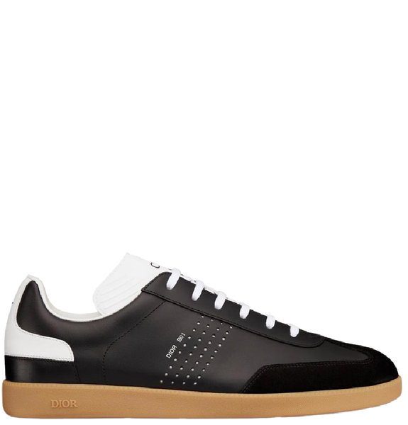  Giày Dior B01 Smooth Calfskin Suede 'Black' 