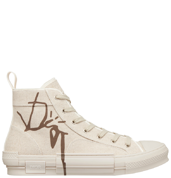  Giày Nam Dior B23 Cactus Jack High-Top 'Cream' 