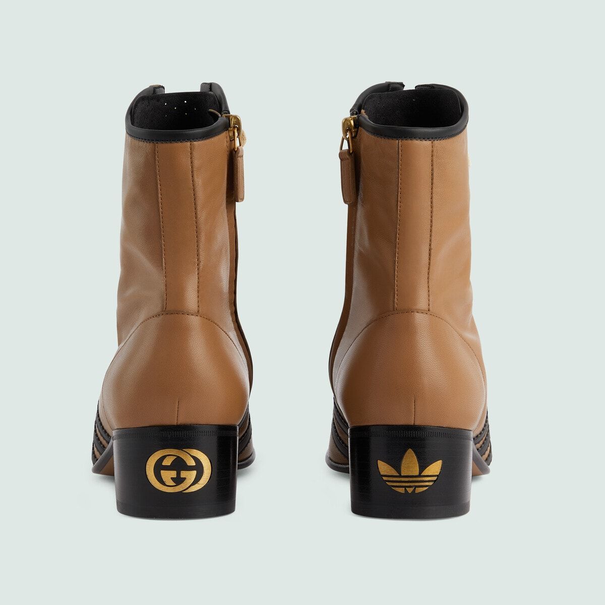  Giày Nam Adidas X Gucci Boot Leather 'Light Brown' 