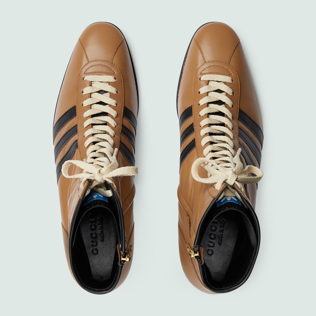  Giày Nam Adidas X Gucci Boot Leather 'Light Brown' 