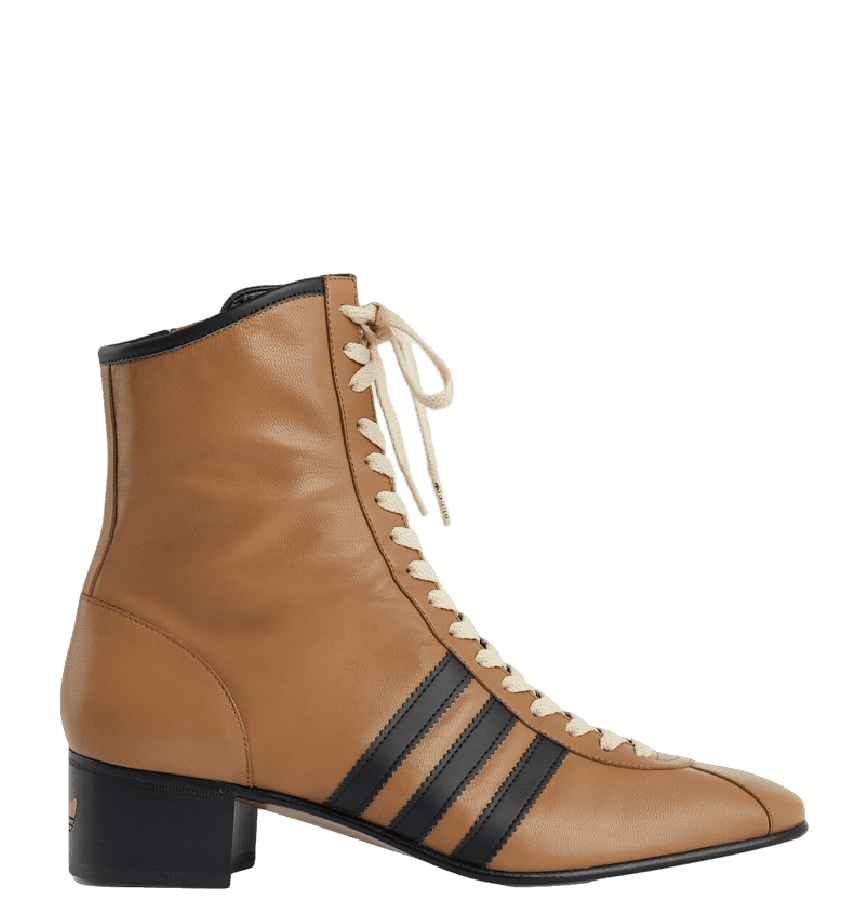  Giày Nam Adidas X Gucci Boot Leather 'Light Brown' 