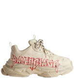  Giày Nam Balenciaga Triple S Trainers Diy Metal 'Beige' 