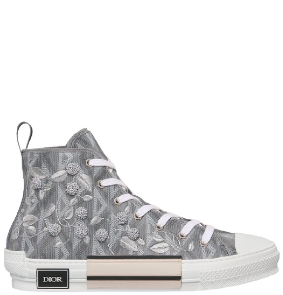  Giày Nam Dior B23 High Top Sneaker 'Gray' 