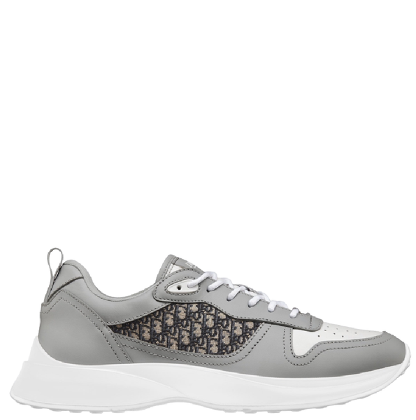  Giày Nam Dior B25 Runner Sneaker 'Gray White' 
