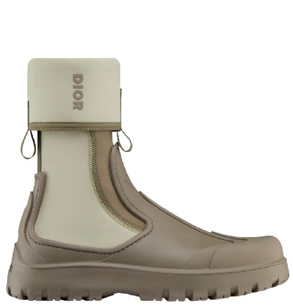  Giày Nam Dior Garden Ankle Boot 'Khaki' 