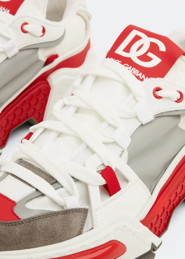 Giày Nam Dolce Gabbana Airmaster 'White Red' CS1984AY3378E055