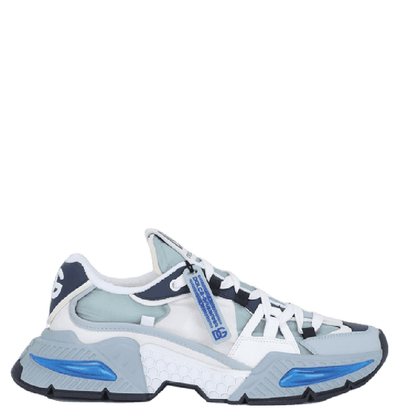  Giày Nam Dolce & Gabbana Mixed Material 'Grey Blue' 