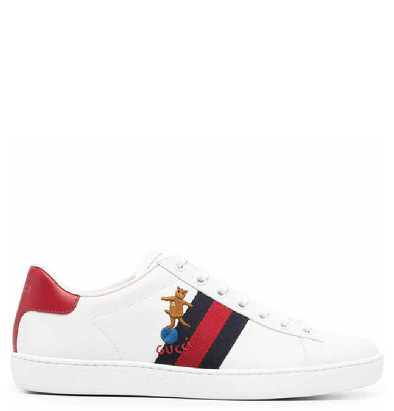  Giày Nam Gucci Ace Sneaker Enigma Boutique 'White Red' 