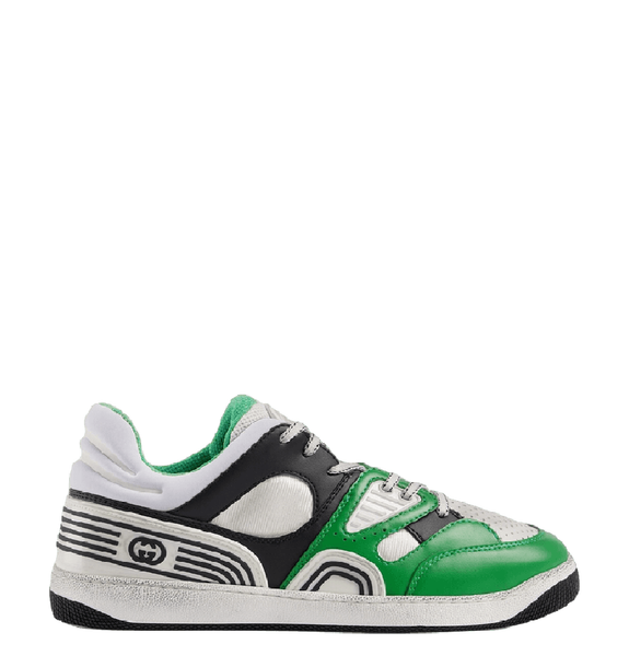  Giày Nam Gucci Basket Sneaker 'Green Demetra' 