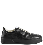  Giày Nam Gucci GG Embossed Leather 'Black' 