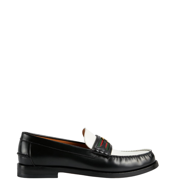  Giày Nam Gucci Interlocking G 'Black White' ‎‎ 