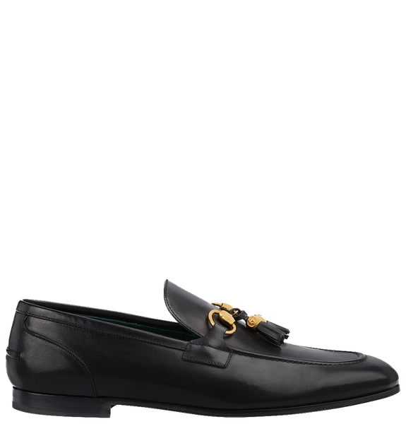  Giày Nam Gucci Jordaan Loafer 'Black' 