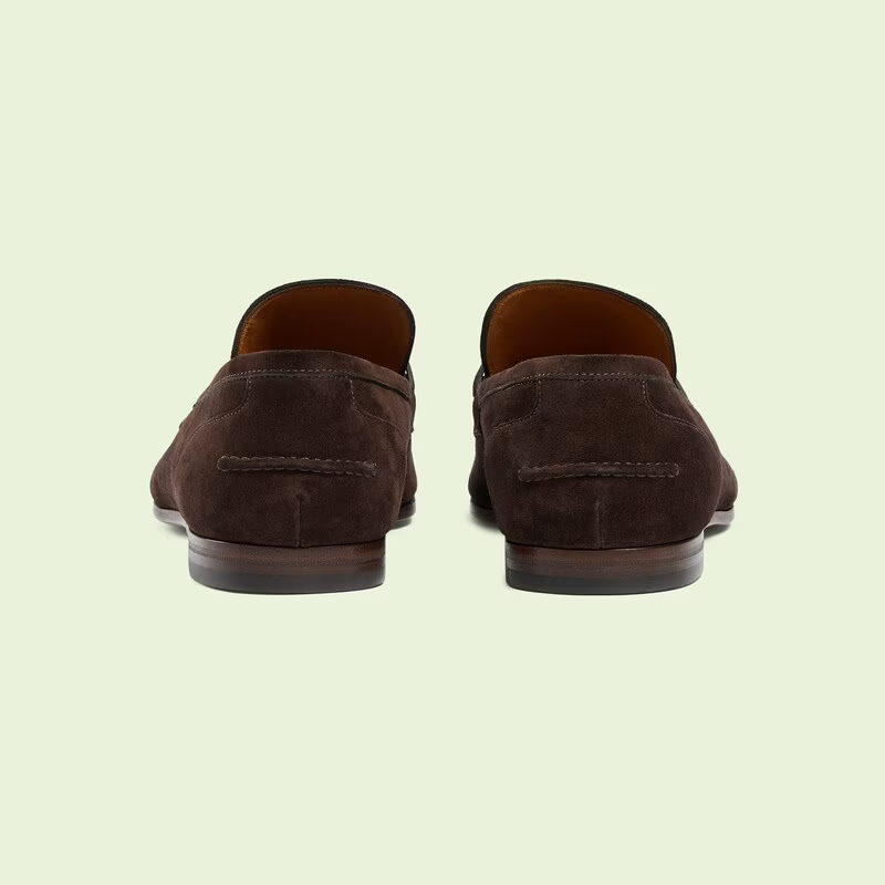  Giày Nam Gucci Jordaan Loafer 'Brown' 