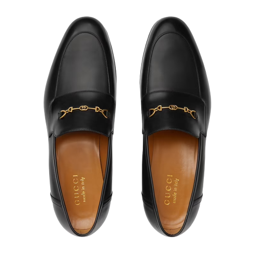  Giày Nam Gucci Loafer Horsebit 'Black' 