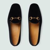  Giày Nam Gucci Loafer With Horsebit 'Black Velvet' 