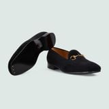  Giày Nam Gucci Loafer With Horsebit 'Black Velvet' 