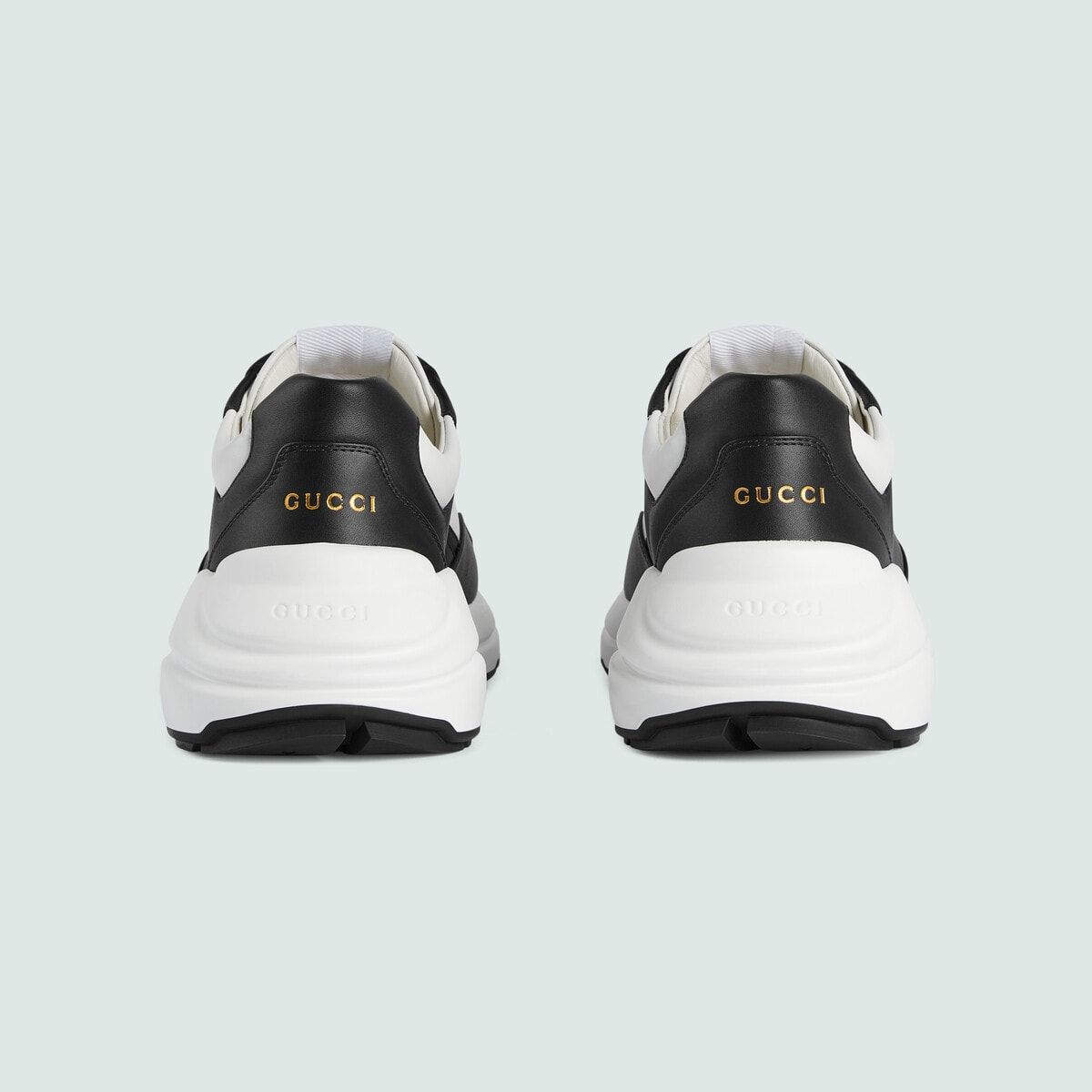  Giày Nam Gucci Rhyton Sneaker 'Black White' 