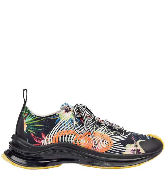  Giày Nam Gucci Run Floral 'Mutil Black' 