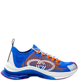  Giày Nam Gucci Run Sneaker Fabric 'Blue' 