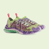  Giày Nam Gucci Run Sneaker 'Green Fuchsia' 