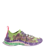  Giày Nam Gucci Run Sneaker 'Green Fuchsia' 