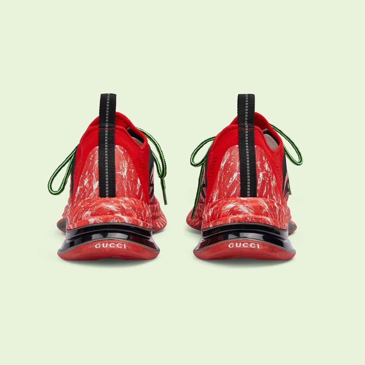  Giày Nam Gucci Run Sneaker 'Red' 