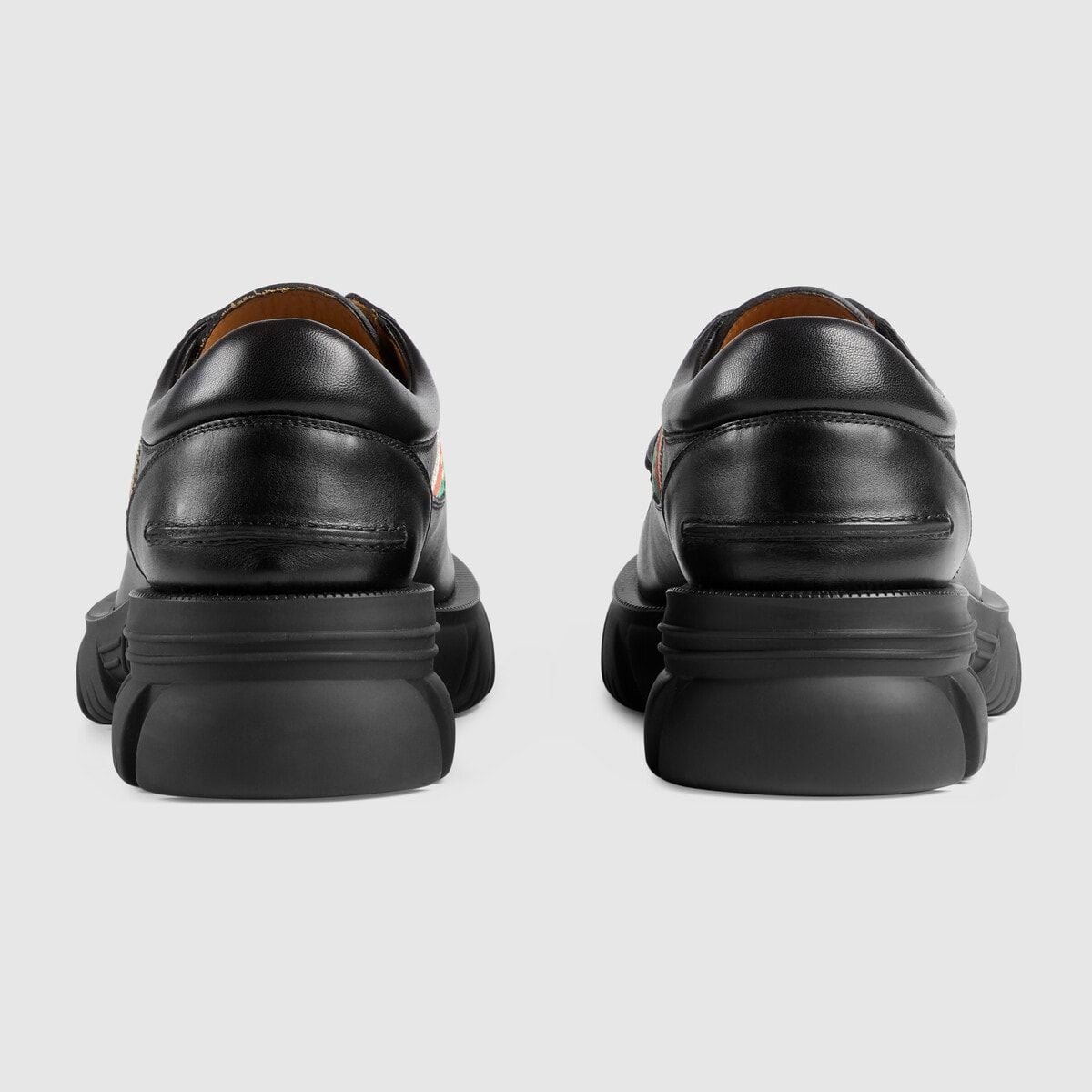  Giày Nam Gucci Shoe With Interlocking G 'Black' 