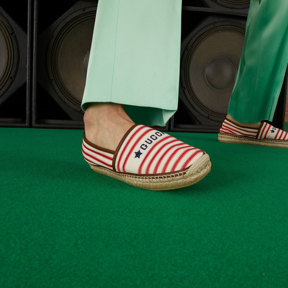  Giày Nam Gucci Star Espadrille 'Red' 