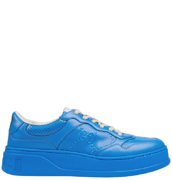  Giày Nam Gucci GG Street Style Plain Logo Sneakers 'Blue' 