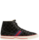  Giày Nam Gucci Tennis 1977 Sneaker 'Black Suede' 