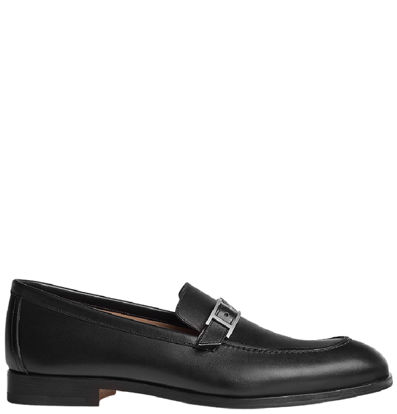  Giày Nam Hermes Monterey Calfskin Loafer 'Black' 