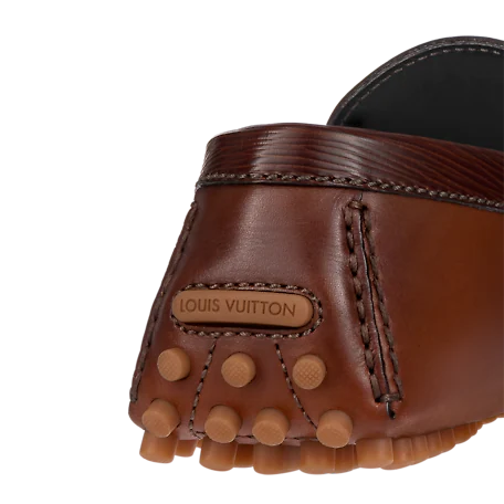  Giày Nam Louis Vuitton Hockenheim Moccasins Cogna 'Brown' 