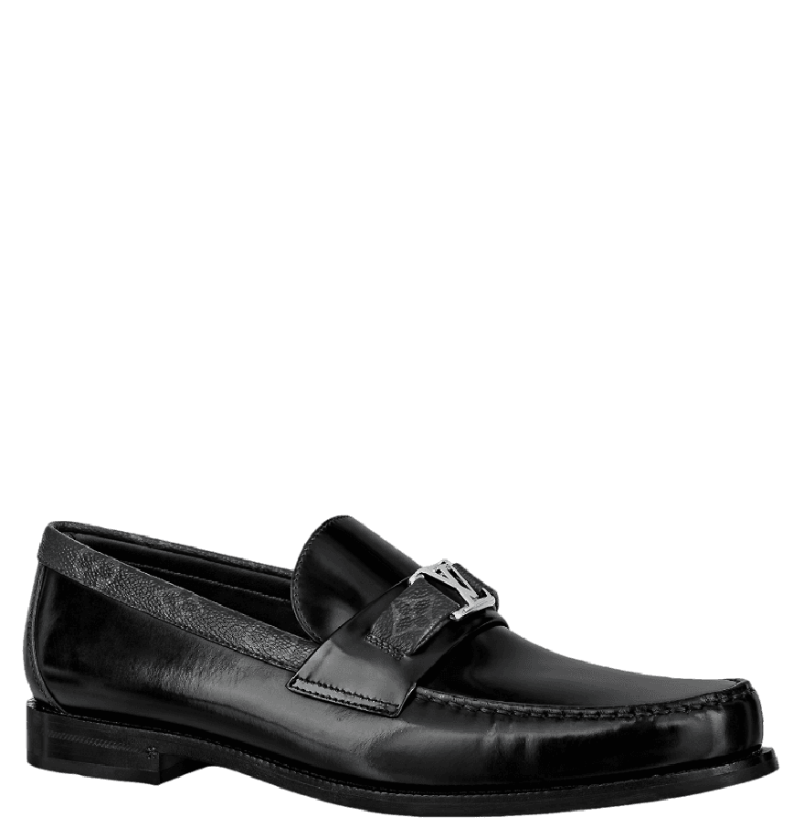  Giày Nam Louis Vuitton Major Loafers 'Black' 