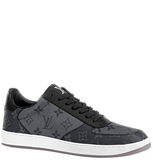  Giày Nam Louis Vuitton Rivoli Monogram 'Black Grey' 