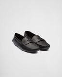  Giày Nam Prada Saffiano Leather Driver 'Black' 