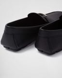  Giày Nam Prada Saffiano Leather Driver 'Black' 