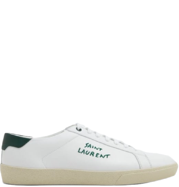  Giày Nam Saint Laurent Court Classic Sl/06 Embroidered 'Blanc Optique' 