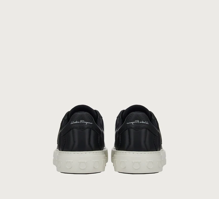  Giày Nam Salvatore Ferragamo Gancini 'Black' 